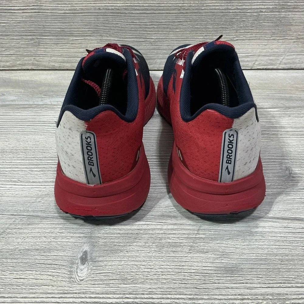 Brooks Launch 8 Men's Size 11.5 D Run Texas Flag Running Shoes 1103581D621